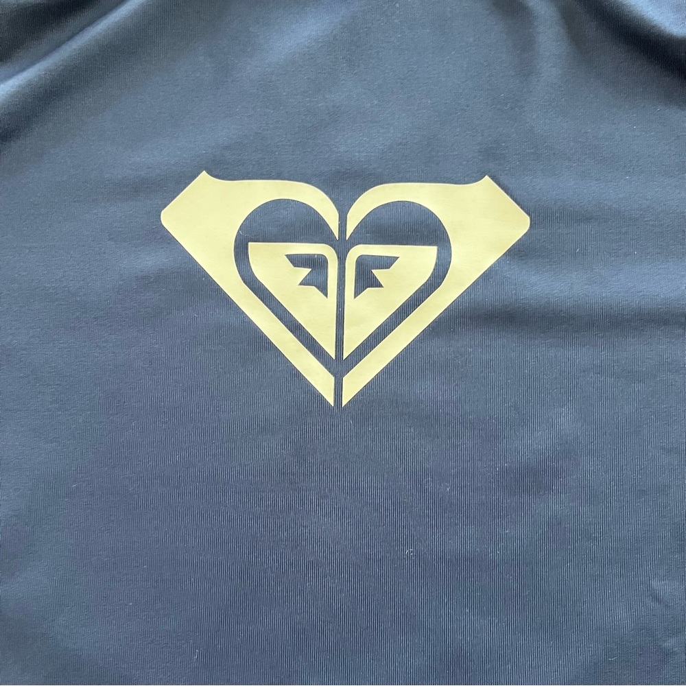Girls Roxy Blue Rashguard. S - Picture 7 of 7